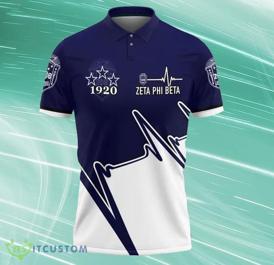 Zeta Phi Beta 1920 Emblem Heartbeat Personalized Polo aunt 5 Zeta Phi Beta 1920 Emblem Heartbeat Personalized Polo aunt - Zeta Phi Beta 1920 Emblem Heartbeat Personalized Polo aunt_1