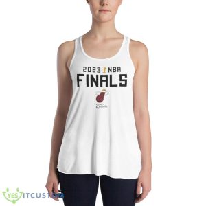 2023 Cup NBA Finals Miami Heat Shirt - 8800 Women's Flowy Racerback Tank