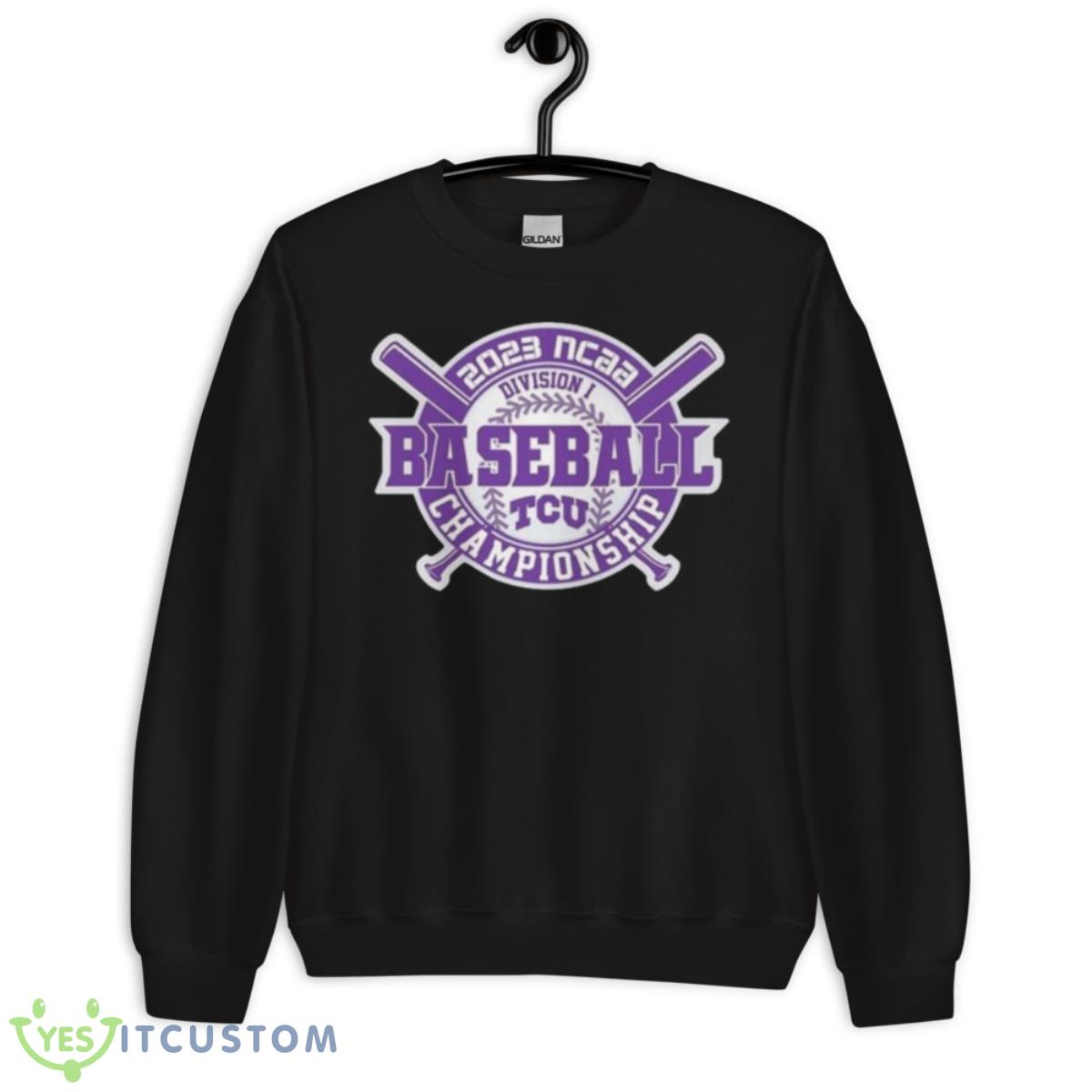 2023 NCAA Division I Champions Baseball TCU Horned Frog Baseball Shirt 3 2023 NCAA Division I Champions Baseball TCU Horned Frog Baseball Shirt - Unisex Crewneck Sweatshirt