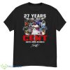 27 Years 1996 – 2023 Cent Curtis James Jackson III Signature Shirt - G500 Men’s Classic T-Shirt