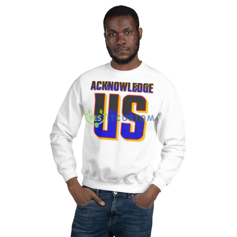 Acknowledge us White T Shirt Mockup 12 Acknowledge us White T Shirt Mockup - 18000 Unisex Heavy Blend Crewneck Sweatshirt