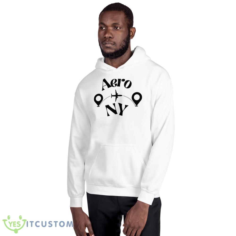 Aeropostale Nyc Plane shirt 2 Aeropostale Nyc Plane shirt - 18500 Unisex Heavy Blend Hooded Sweatshirt