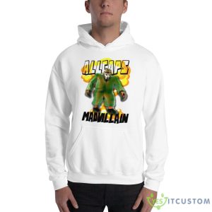 All Caps Madvillain Doom Rap Shirt 6 All Caps Madvillain Doom Rap Shirt - 18500 Unisex Heavy Blend Hooded Sweatshirt