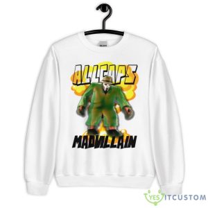All Caps Madvillain Doom Rap Shirt - 18000 Unisex Heavy Blend Crewneck Sweatshirt