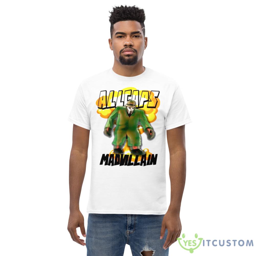 All Caps Madvillain Doom Rap Shirt 5 All Caps Madvillain Doom Rap Shirt - Men’s Classic Tee Gildan 5000