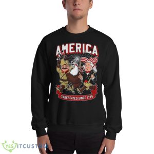 America Undefeated Since 1775 Shirt - 18000 Unisex Heavy Blend Crewneck Sweatshirt