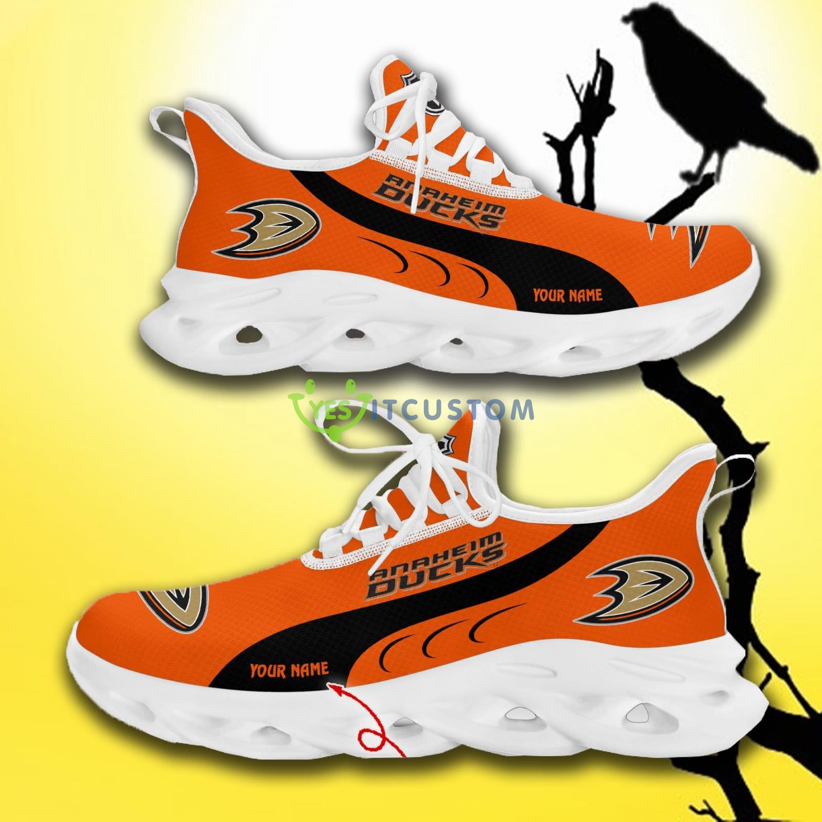 Anaheim Ducks NHL Custom Name Max Soul Shoes 2 Anaheim Ducks NHL Custom Name Max Soul Shoes - Anaheim Ducks_4