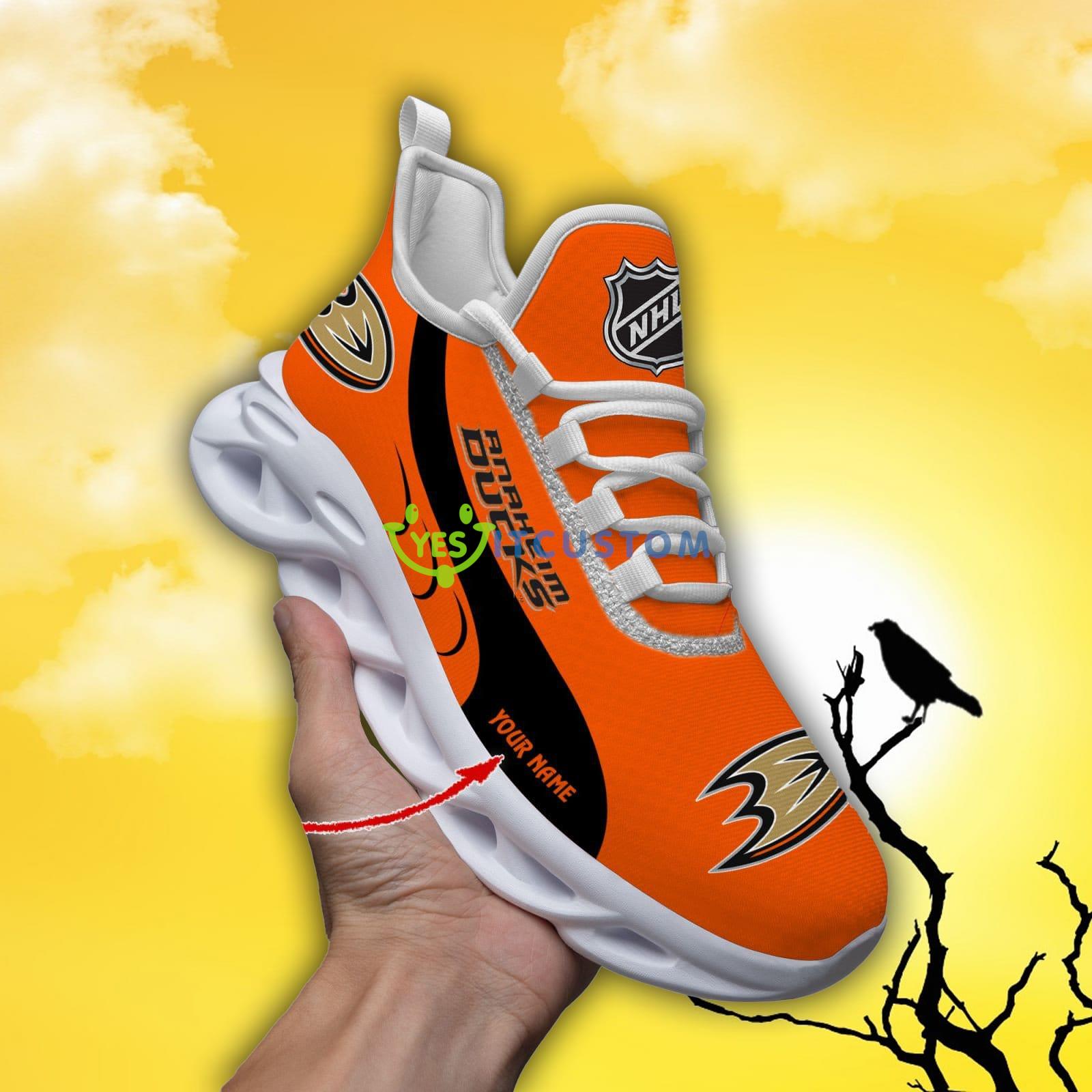 Anaheim Ducks NHL Custom Name Max Soul Shoes 13 Anaheim Ducks NHL Custom Name Max Soul Shoes - Anaheim Ducks_1