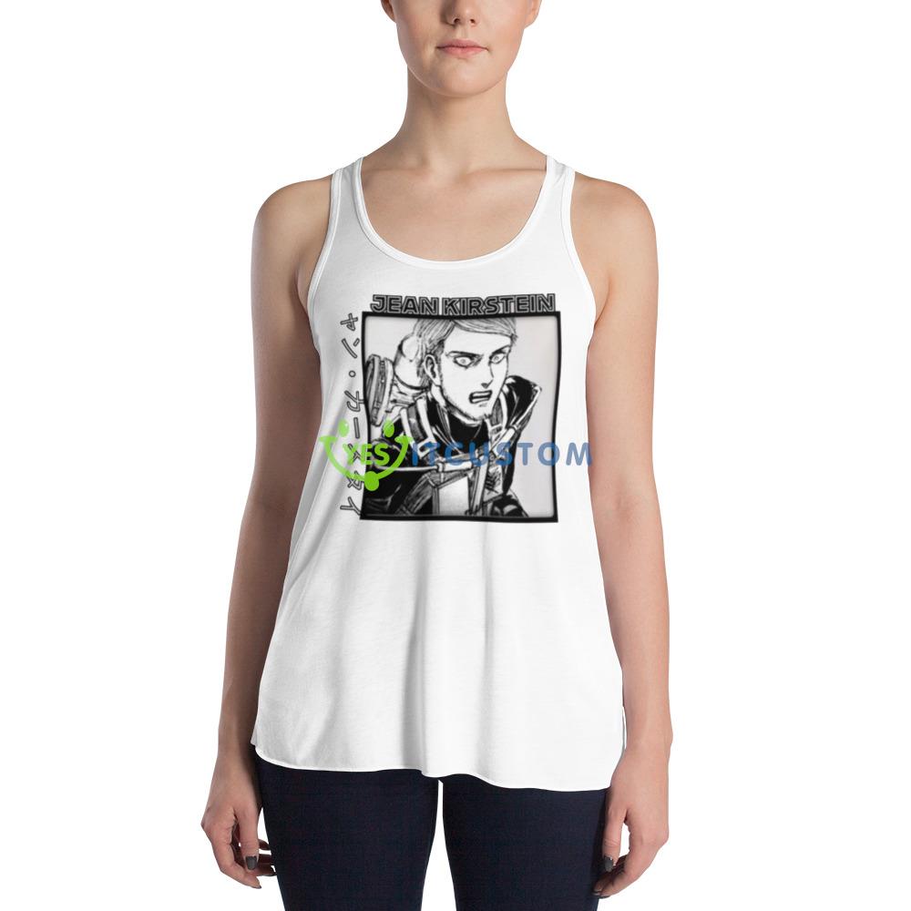 Aot Jean Kirstein Attack On Titan shirt 4 Aot Jean Kirstein Attack On Titan shirt - 8800 Women's Flowy Racerback Tank