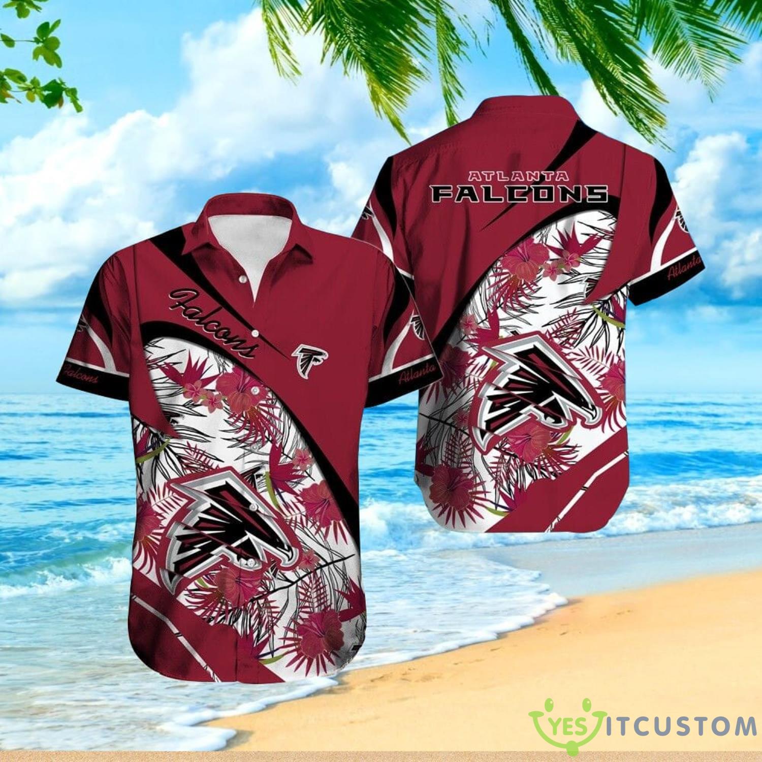 Atlanta Falcons Aloha Hawaiian Shirt 2 Atlanta Falcons Aloha Hawaiian Shirt Product Photo 1