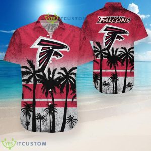 Atlanta Falcons Coconut Pattern Hawaiian Shirt Product Photo 1