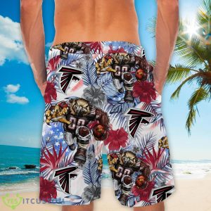 Atlanta Falcons Personalized Name Tropical Floral Men Women Hawaiian Shirt And Shorts For NFL Football Fans 7 Atlanta Falcons Personalized Name Tropical Floral Men Women Hawaiian Shirt And Shorts For NFL Football Fans Product Photo 4