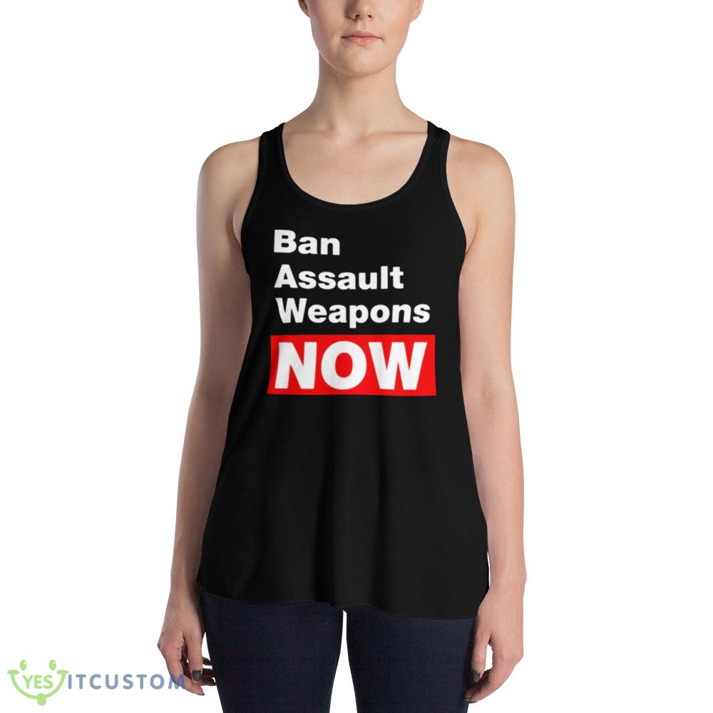 ban Assault Weapons Now shirt 3 ban Assault Weapons Now shirt - 8800 Women's Flowy Racerback Tank
