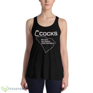 Barstool u cocks no gas no brake unstoppable shirt - 8800 Women's Flowy Racerback Tank