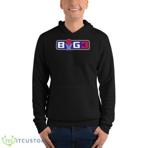Big3 Baseketball Logo Shirt - Unisex Fleece Pullover Hoodie