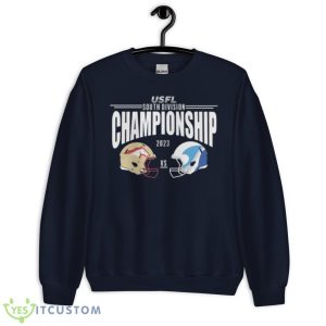Birmingham Stallions Vs New Orleans Breakers 2023 USFL South Division Championship Shirt - Unisex Crewneck Sweatshirt-1