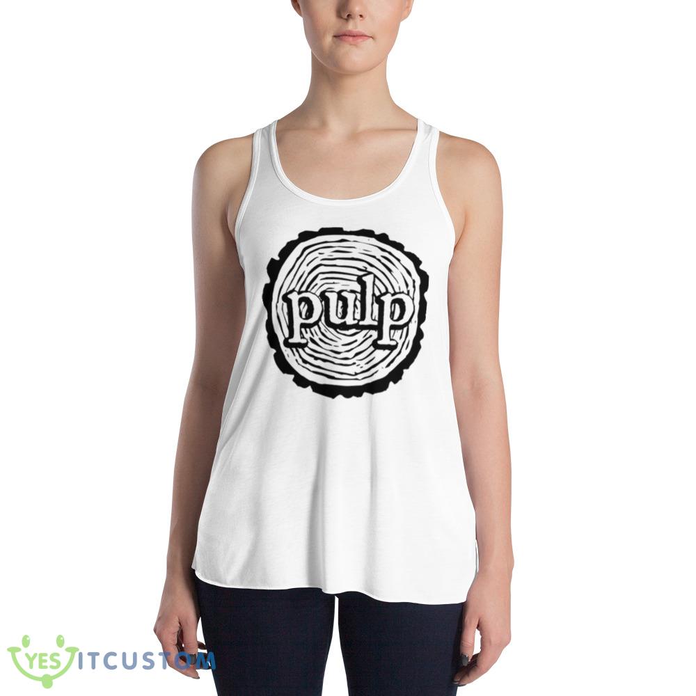 Black Pulp Band Design shirt 4 Black Pulp Band Design shirt - 8800 Women's Flowy Racerback Tank