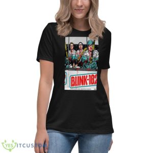 Blink 182 2023 Climate Pledge Arena Tour Shirt 11 Blink 182 2023 Climate Pledge Arena Tour Shirt - Women's Relaxed Short Sleeve Jersey Tee