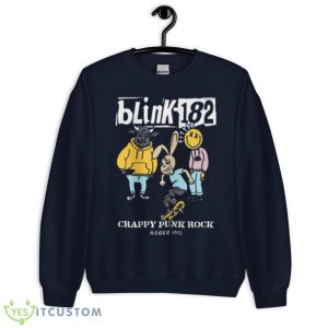 Blink 182 Crappy Punk Rock Since 1992 Shirt - Unisex Crewneck Sweatshirt-1