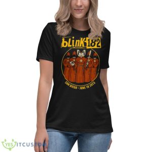 Blink 182 San Diego CA June 19 2023 Shirt - Women's Relaxed Short Sleeve Jersey Tee
