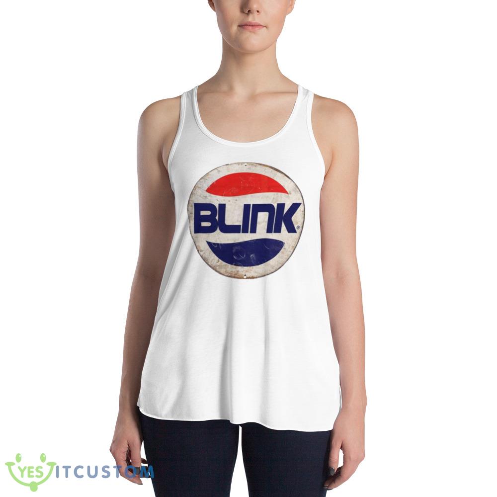 Blink Or Pepsi Blink 182 shirt 4 Blink Or Pepsi Blink 182 shirt - 8800 Women's Flowy Racerback Tank