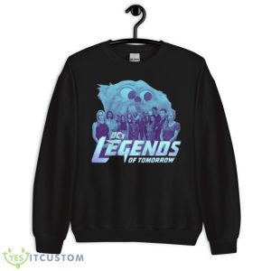 Blue 100th Episode Beebo Graphic Legends Of Tomorrow Shirt - Unisex Crewneck Sweatshirt