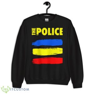 Blue Yellow Red The Police Rock Band Shirt - Unisex Crewneck Sweatshirt