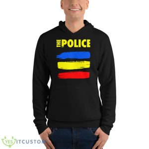 Blue Yellow Red The Police Rock Band Shirt - Unisex Fleece Pullover Hoodie