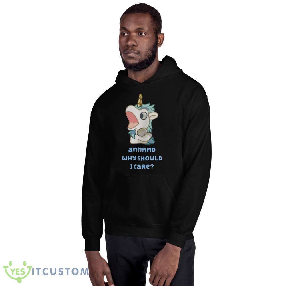 Bluey Unicorn Quote shirt 11 Bluey Unicorn Quote shirt - 18500 Unisex Heavy Blend Hooded Sweatshirt