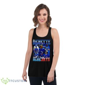 Bo Bichette Vintage Shirt - Women's Flowy Racerback Tank