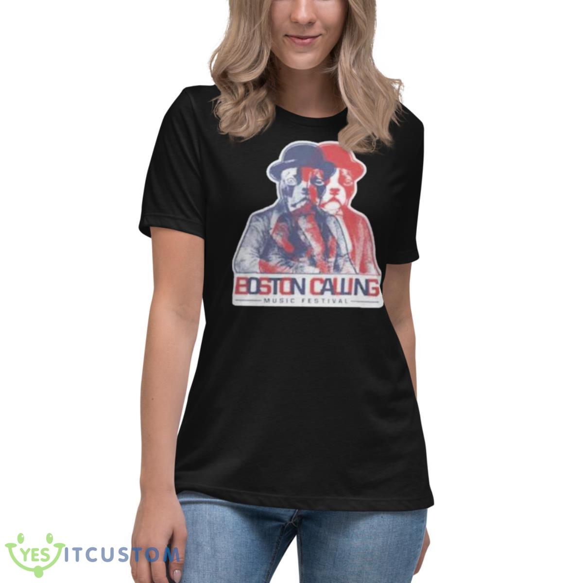 Boston Calling 2023 Merch Shirt 6 Boston Calling 2023 Merch Shirt - Women's Relaxed Short Sleeve Jersey Tee
