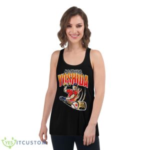 Boston Strong Masataka Yoshida Shirt - Women's Flowy Racerback Tank
