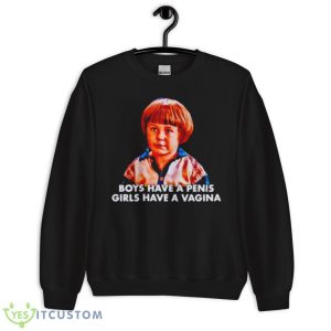 Boy Have A Penis Girls Have A Vagina Shirt 8 Boy Have A Penis Girls Have A Vagina Shirt - Unisex Crewneck Sweatshirt
