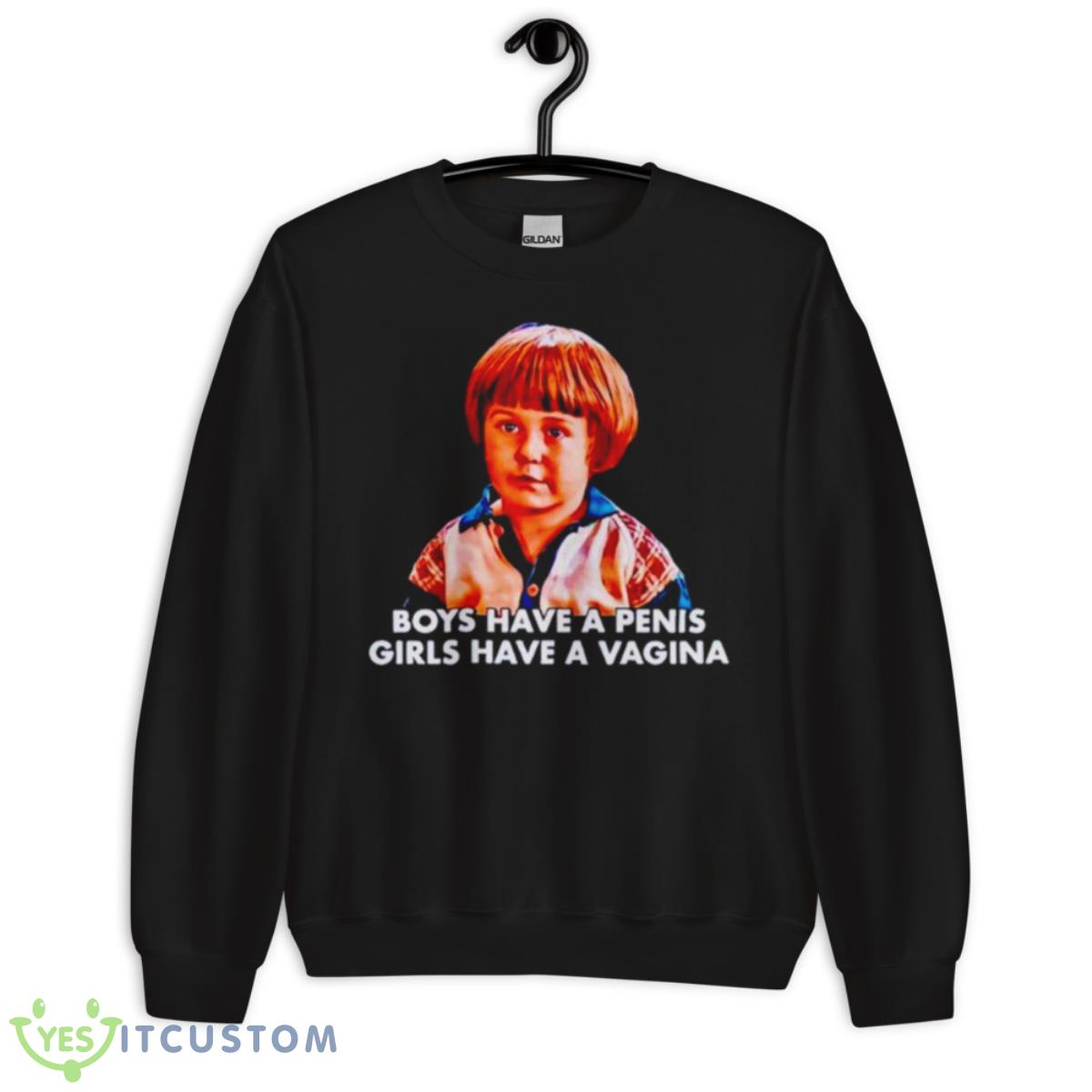 Boy Have A Penis Girls Have A Vagina Shirt 3 Boy Have A Penis Girls Have A Vagina Shirt - Unisex Crewneck Sweatshirt