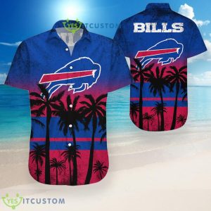 Buffalo Bills Coconut Pattern Hawaiian Shirt Product Photo 1