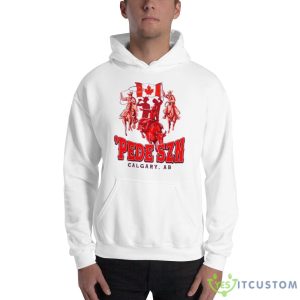 Canada Pede Szn Calgary Ab 2023 Shirt - 18500 Unisex Heavy Blend Hooded Sweatshirt