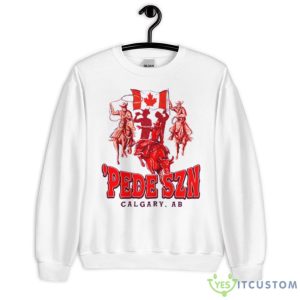 Canada Pede Szn Calgary Ab 2023 Shirt - 18000 Unisex Heavy Blend Crewneck Sweatshirt