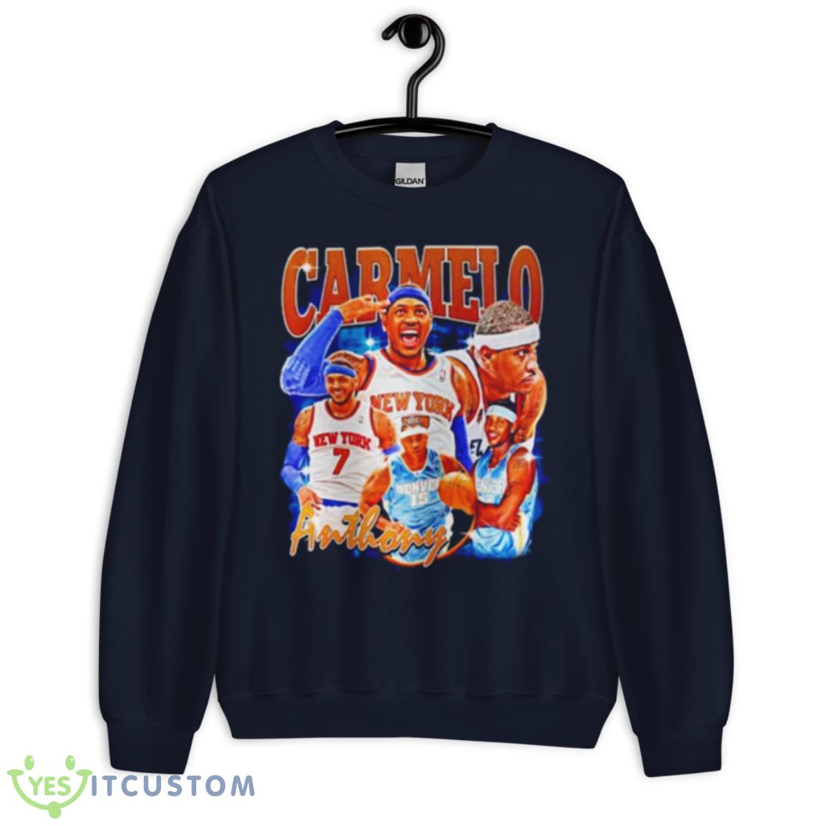 Carmelo Anthony NBA Legend Shirt 13 Carmelo Anthony NBA Legend Shirt - Unisex Crewneck Sweatshirt-1