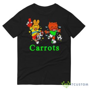 Carrots Mascot Black T Shirt 8 Carrots Mascot Black T Shirt - 980 Lightweight Fashion Short Sleeve T-Shirt