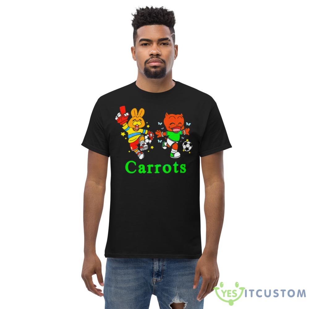 Carrots Mascot Black T Shirt 5 Carrots Mascot Black T Shirt - Men’s Classic Tee Gildan 5000