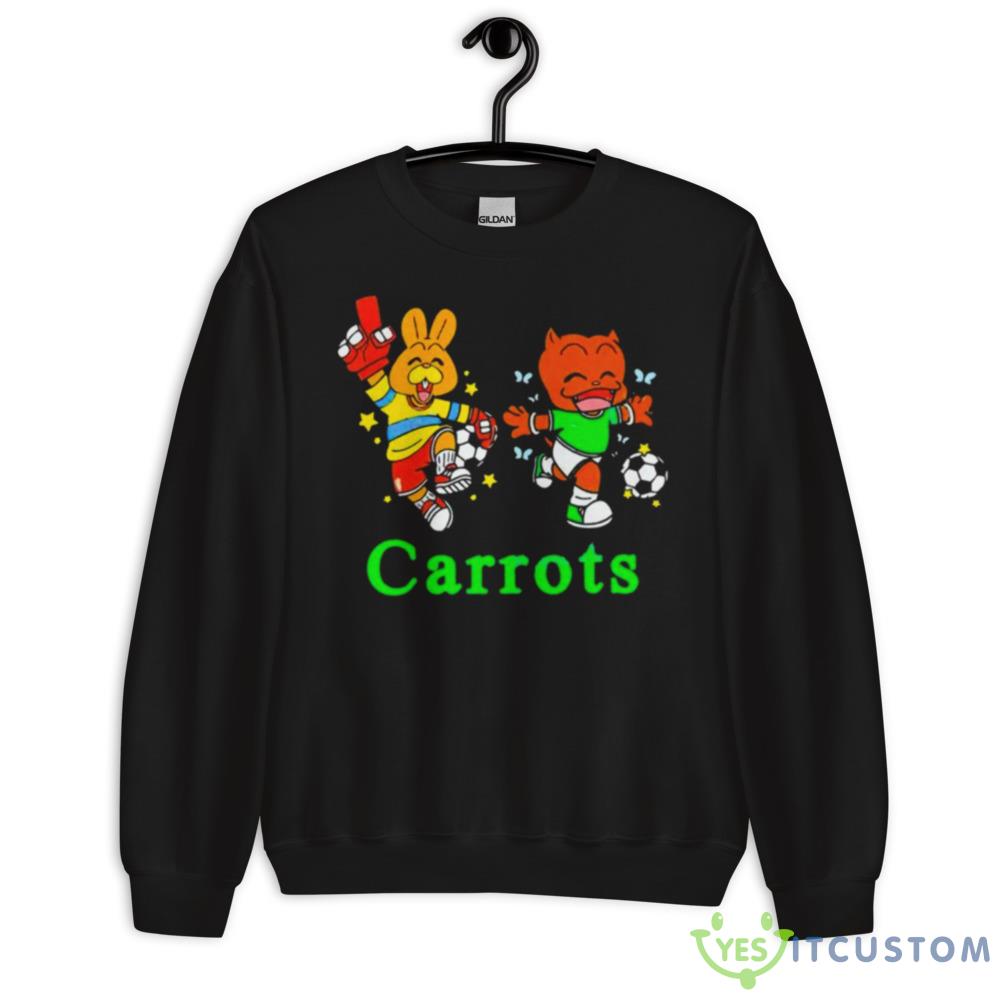 Carrots Mascot Black T Shirt 10 Carrots Mascot Black T Shirt - 18000 Unisex Heavy Blend Crewneck Sweatshirt