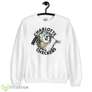 Charlotte Checkers Vintage 90s Logo Shirt - Unisex Heavy Blend Crewneck Sweatshirt