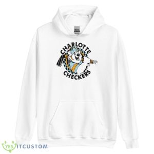 Charlotte Checkers Vintage 90s Logo Shirt - Unisex Heavy Blend Hooded Sweatshirt