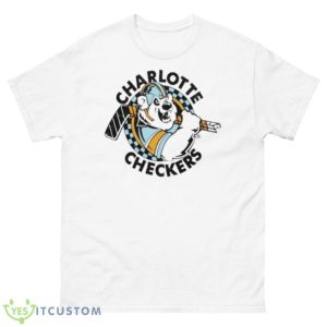 Charlotte Checkers Vintage 90s Logo Shirt - 500 Men’s Classic Tee Gildan