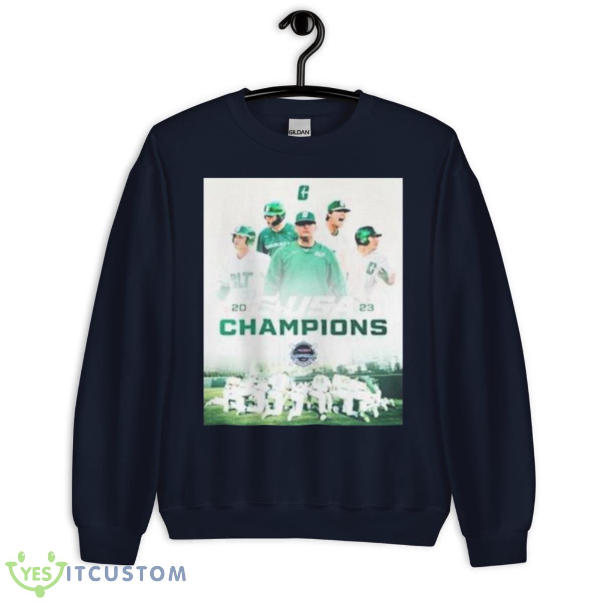 Charlotte Nc Usa 2023 Champions Shirt 2 Charlotte Nc Usa 2023 Champions Shirt - Unisex Crewneck Sweatshirt-1