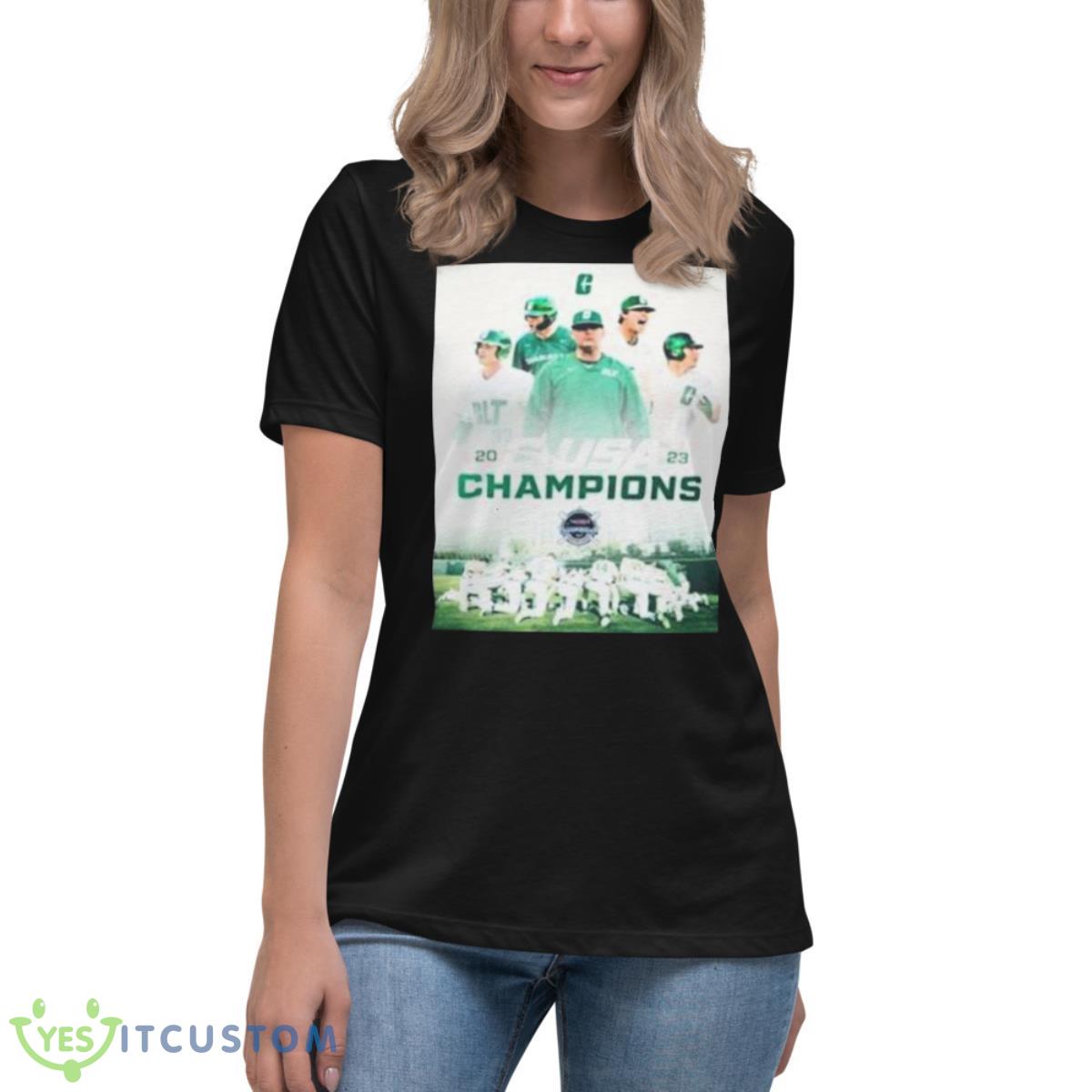 Charlotte Nc Usa 2023 Champions Shirt 6 Charlotte Nc Usa 2023 Champions Shirt - Women's Relaxed Short Sleeve Jersey Tee