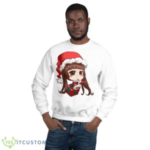 Chibi Girl Anime On The Gift Box shirt - 18000 Unisex Heavy Blend Crewneck Sweatshirt