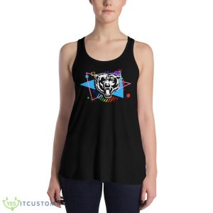 Chicago Bears LGBTQ Pride Design Shirt 7 Chicago Bears LGBTQ Pride Design Shirt - 8800 Women's Flowy Racerback Tank