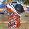 Chicago Bears NFL Hibiscus Flower Pattern Aloha Hawaiian Shirt Product Photo 1