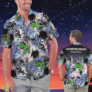 Chicago White Sox Personalized Name Tropical Floral Men Women Hawaiian Shirt And Shorts For MLB Fans Product Photo 1